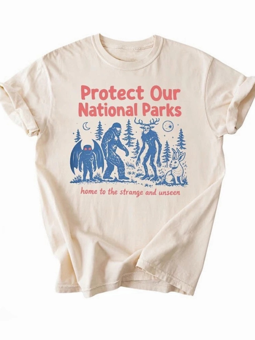 Cream Protect Our National Parks Graphic Tee